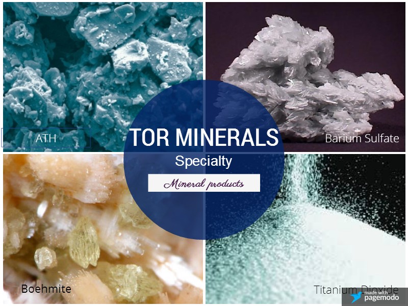 TOR Minerals, high quality specialty minerals